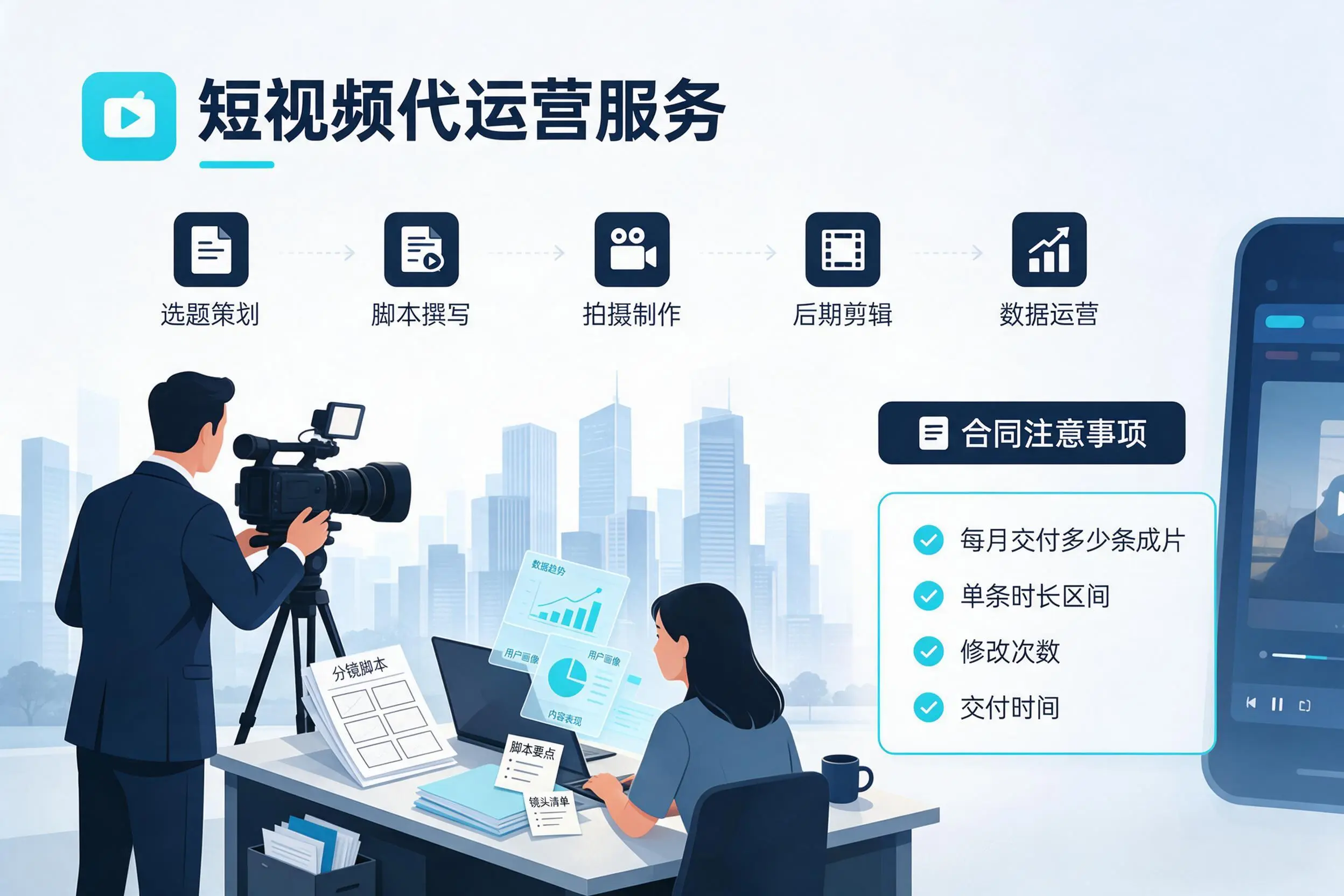 短视频代运营包含哪些服务？阿勒泰企业常见问题科普