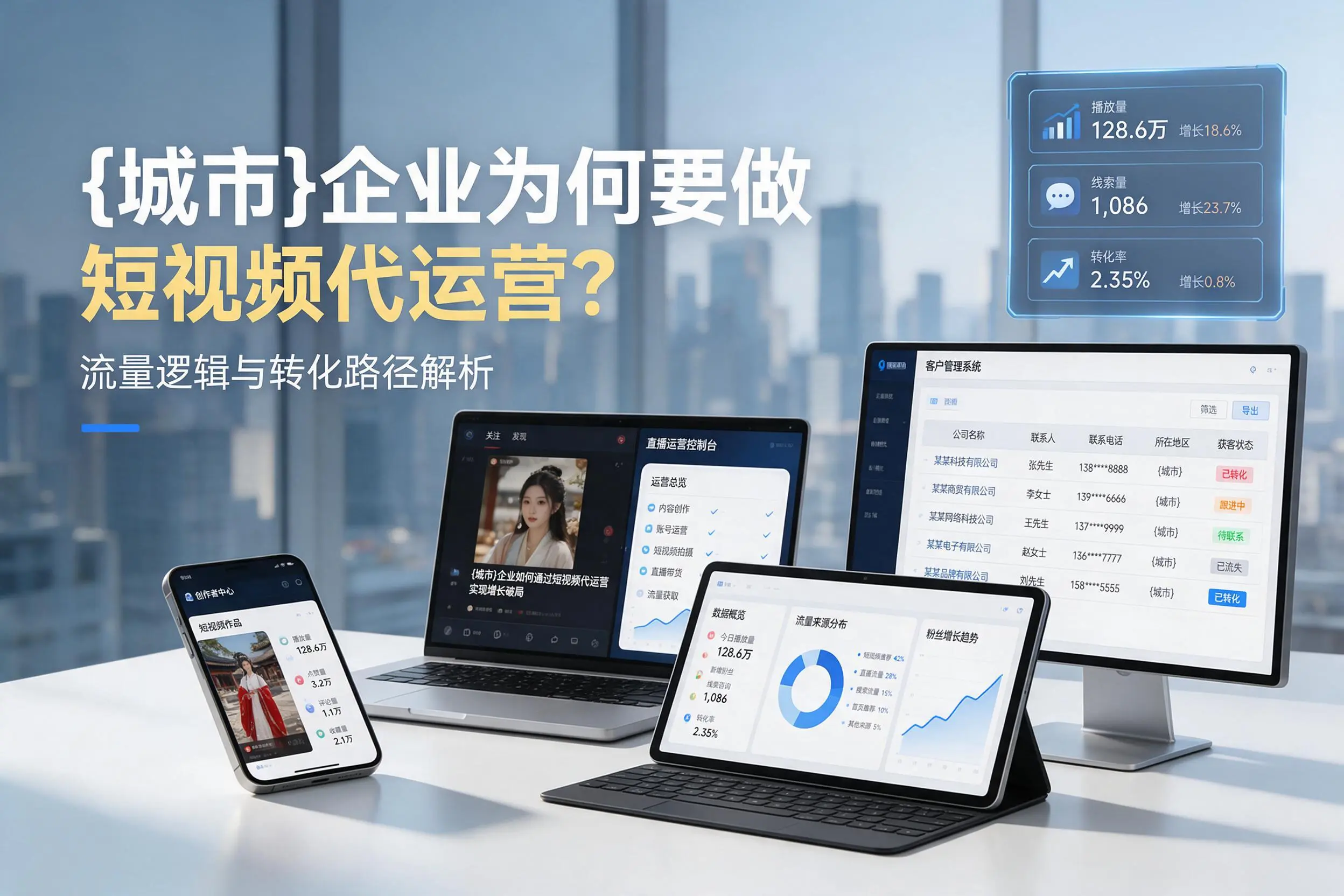 阿勒泰企业为何要做短视频代运营？流量逻辑与转化路径解析