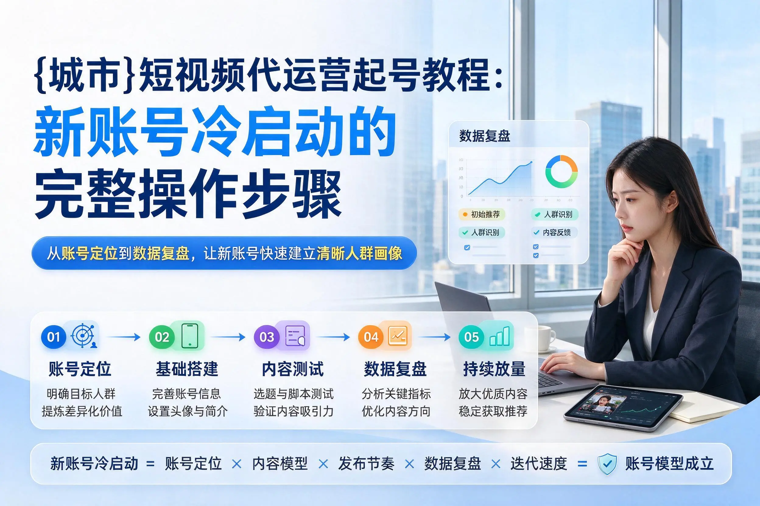 阿勒泰短视频代运营起号教程：新账号冷启动的完整操作步骤