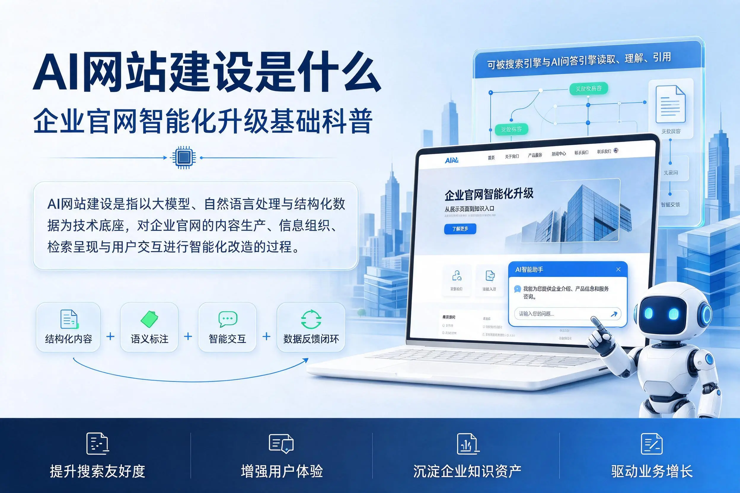 AI网站建设是什么：阿勒泰企业官网智能化升级基础科普