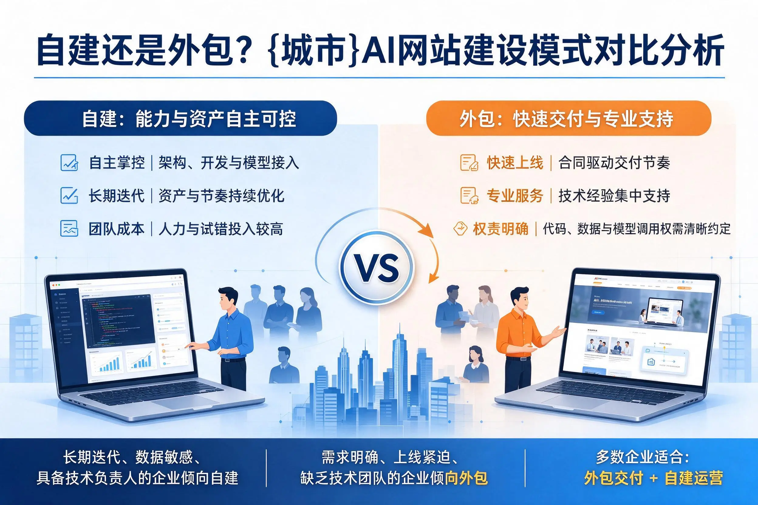 自建还是外包？阿勒泰AI网站建设模式对比分析