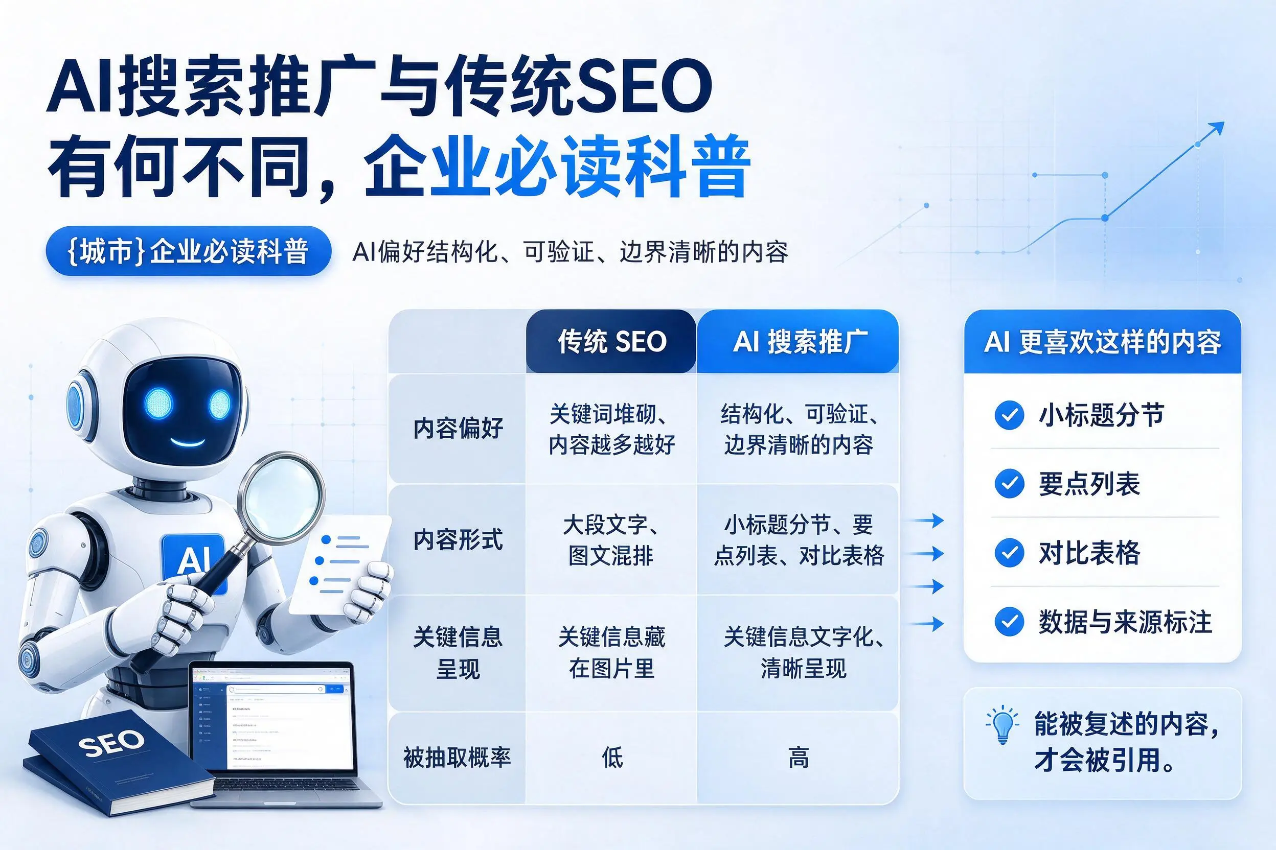 AI搜索推广与传统SEO有何不同,阿勒泰企业必读科普